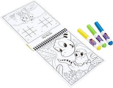 Crayola Dinosaur Color and Erase Reusable Activity Pad with Markers 811491